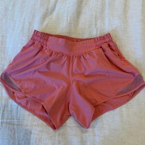 Lululemon Athletica Coral Athletic Shorts